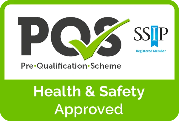 PQS Health & Safety Approved, SSIP Registered Member